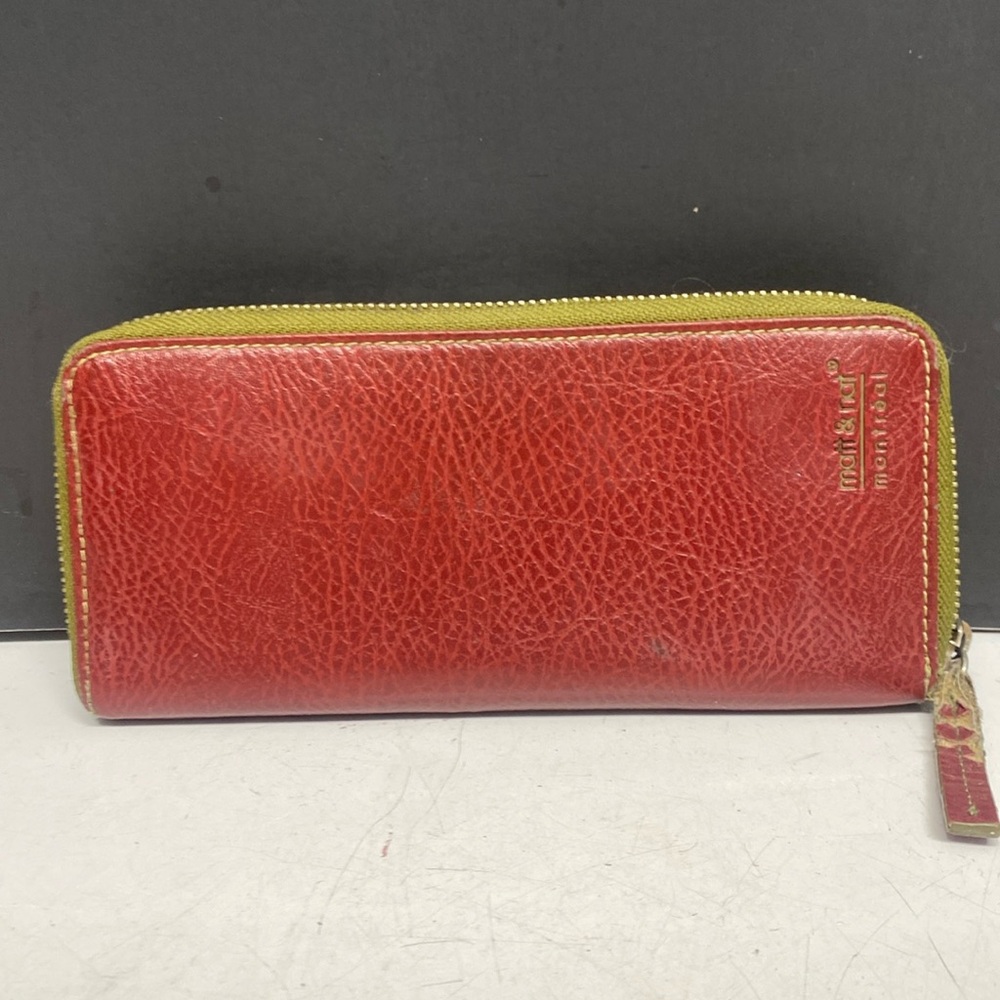 MATT & NAT Vegan Burgundy Zip Around Expand Wallet